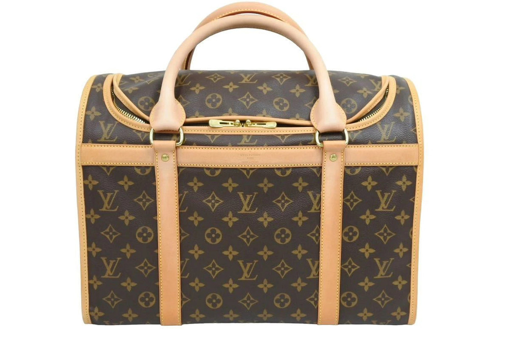 Louis Vuitton Monogram Sac Champ Dog Carrier Pet Bag
